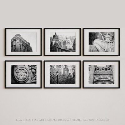 New York City Architecture | Color Art Prints Set of 6 | Not Framed | NYC Wall Gallery of New York Buildings - image2